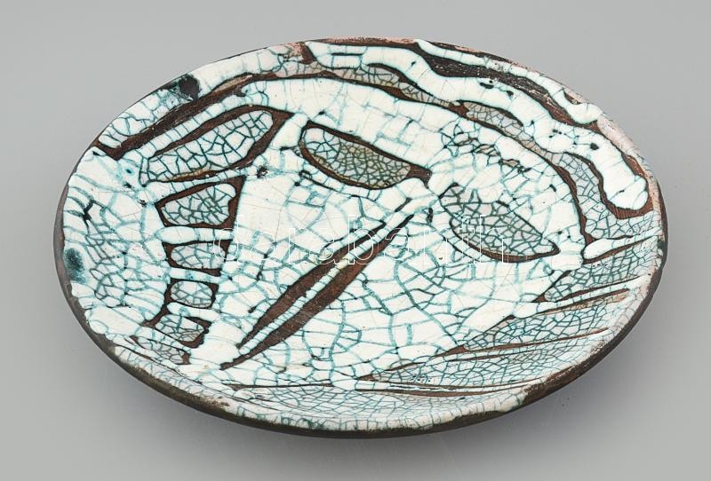 Retró tál, jelzés nélkül, hibátlan, d: 18 cm