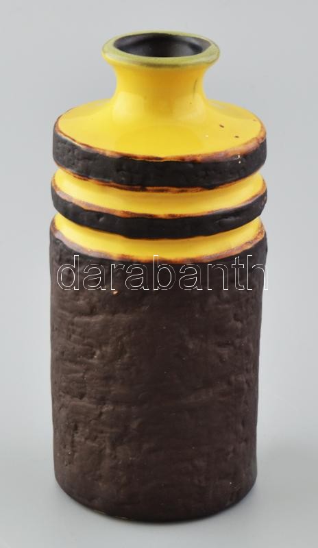 Retró, német váza, jelzett, hibátlan, m: 18 cm