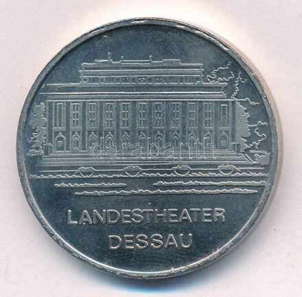Németország DN 'Állami Színház - Dessau' kétoldalas Ni turista zseton (35mm) T:2 ph Germany ND 'Landestheater - Dessau' two-sided Ni tourist token (35mm) C:XF edge error