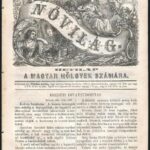 1859 A Nővilág c. hetilap 1859. febr. 13-i száma, Pest, Landerer és Heckenast-ny., 97-112 p., néhány apró sérüléssel