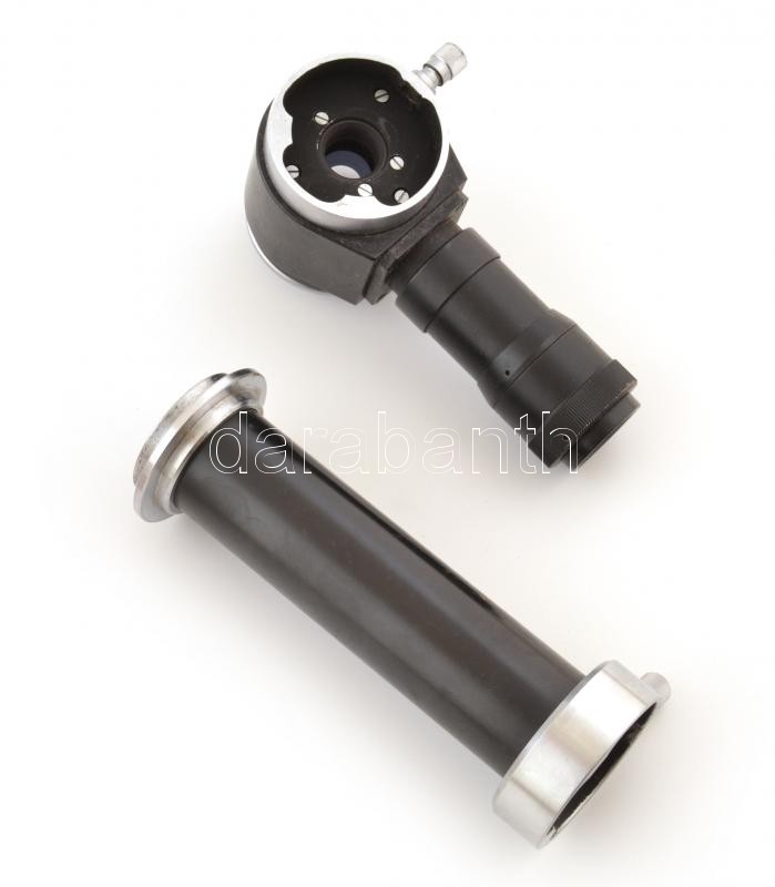 Zeiss mikroszkóp feltét 5 db klf lencsével, komplett készlet, fa dobozban. - Image 3