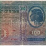 1912. 100K bélyegzés nélkül '1917 97384' T:III szakadás, folt, kis anyaghiány Adamo K28