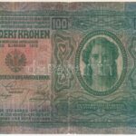 1912. 100K bélyegzés nélkül '1917 97384' T:III szakadás, folt, kis anyaghiány Adamo K28 - Image 2
