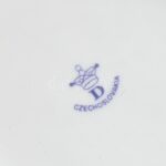 2 db retró csehszlovák porcelán bögre, jelzett, hibátlan, m: 9,5 cm - Image 2