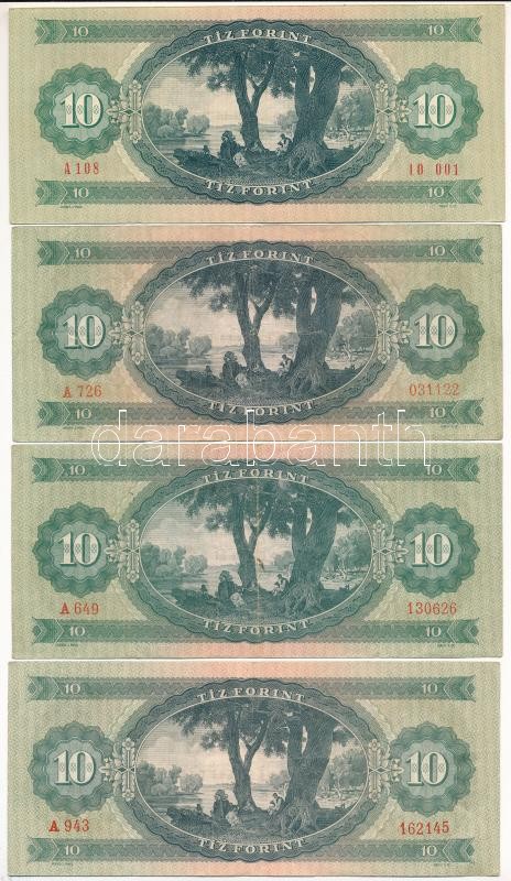 1962-1975. 10Ft (4db/3xklf) + 1986. 50Ft + 1989. 50Ft T:III,III- - Image 2