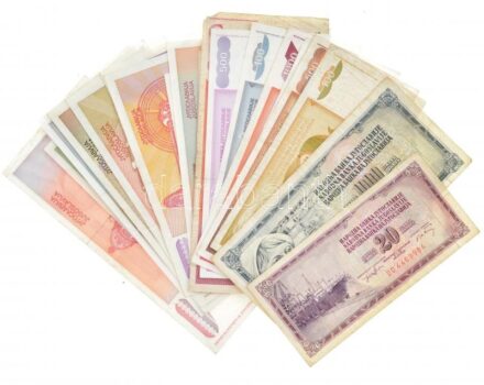 Jugoszlávia 1974-1994. 27db-os jugoszláv bankjegy tétel, mind különböző! T:III,III- Yugoslavia 1974-1994. 27pcs of yugoslavian banknote lot, all different! C:F,VG