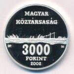2002. 3000Ft Ag 'Hortobágyi Nemzeti Park' kapszulában T:PP kis patina Adamo EM178 - Image 2
