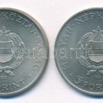 1967-1968. 5Ft Cu-Ni-Zn 'Kossuth' (2xklf) T:1-,2 patina, kis karc Adamo F8.2 - Image 2