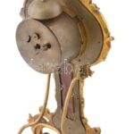 Régi asztali óra, mechanikus szerkezettel, nem működik, m: 35 cm - Image 4