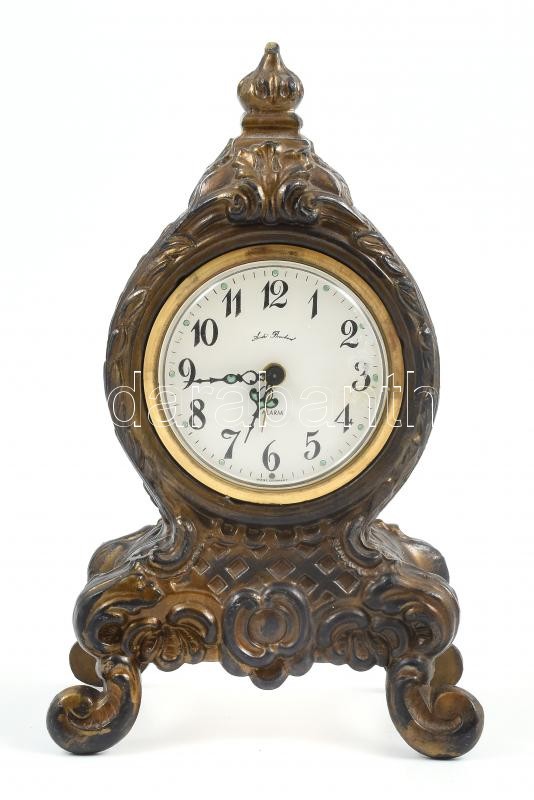 André Bouchard asztali óra, mechanikus szerkezettel, nem működik, m: 18 cm