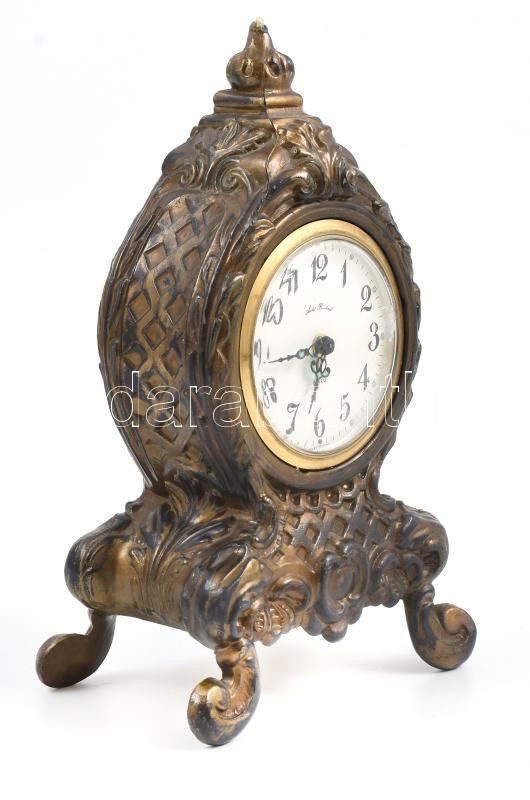 André Bouchard asztali óra, mechanikus szerkezettel, nem működik, m: 18 cm - Image 2
