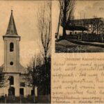 1919 Kaposfüred (Kaposvár), Templom, Majorság. Imler József kiadása (r)
