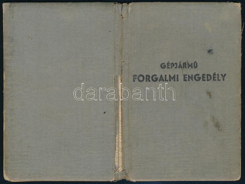 1974 Debreen, gépjármű forgalmi engedély Warsawa 223 típusú kocsihoz - Image 2
