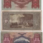 1930-1945. 5P-100P (7xklf) T:III,III- közte szép papír, folt, kis szakadás, fakult nyomat - Image 4