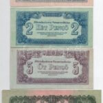 1944. 1P-100P (7xklf) 'A Vöröshadsereg Parancsnoksága' T:III közte szép papír, kis folt