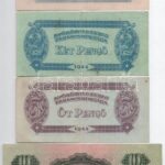 1944. 1P-100P (7xklf) 'A Vöröshadsereg Parancsnoksága' T:III közte szép papír, kis folt - Image 2