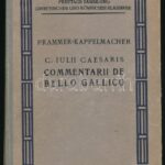 Prammer, Ignatz - Kappelmacher, Alfred: C. Iuli Caesaris Commentarii de Bello Gallico. [Julius Caesar feljegyzései a gall háborúról]. Mit einem Anhang Das römische Kriegswesen in Cäsars gallischen Kämpfen von Ernst Kalinka. Wien-Leipzig,