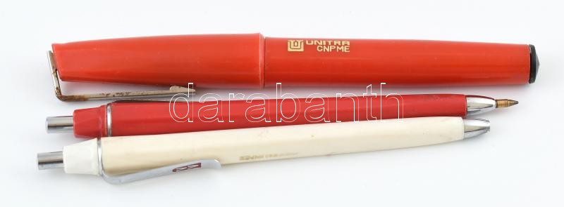 3 db retró óriás méretű golyóstoll, vegyes állapotban, h: 20 - 22 cm