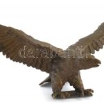 Jelzés nélkül: Turul. Öntött, patinázott bronz, m: 19 cm, d: 39 cm - Image 2
