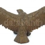 Jelzés nélkül: Turul. Öntött, patinázott bronz, m: 19 cm, d: 39 cm - Image 3