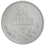 1918KB 20f Fe 'rozettás Artex utánveret' T:1- Adamo K4.1