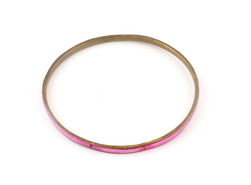Rarreif, réz, rózsaszínű gyöngyház berakással. d: 6 cm