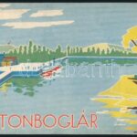 cca 1930 Balatonboglár, képekkel illusztrált utazási prospektus, 19p