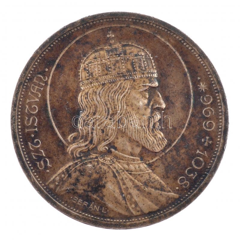 1938. 5P Ag 'Szent István' T:1- patina, kis ph Adamo P8.1 - Image 2