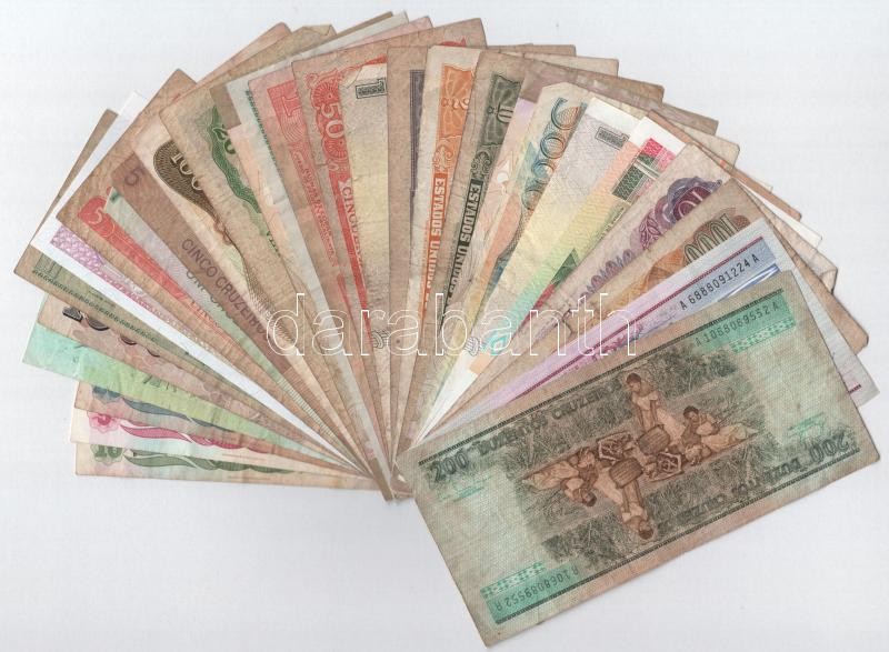 29db-os latin amerikai bankjegytétel (közte 2db T:I-) T:III,III- 29pcs Latin American banknote lot (within 2pcs C:AU) C:F,VG - Image 2