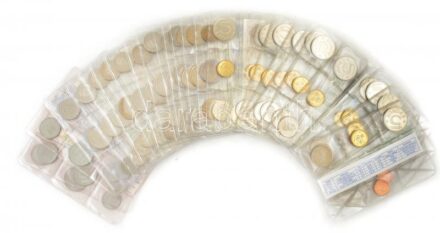 Svédország 1973-2004. 28db-os fóliatokos forgalmi sor tétel, mind különböző évjárat T:BU Sweden 1973-2004. 28pcs coin set in foil pack, all different years C:BU
