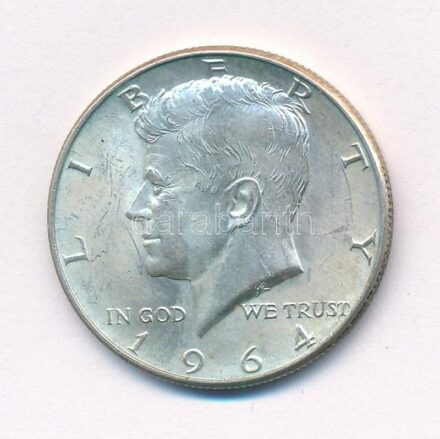 Amerikai Egyesült Államok 1964. 1/2$ Ag 'Kennedy' T:1- USA 1964. 1/2 Dollar Ag 'Kennedy' C:AU Krause KM#202