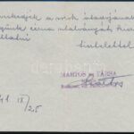 1941 Martos Szűcs (Budapest Rákóczi út 50.) reklámlapja - Image 2