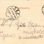 1903 Racibórz, Ratibor; Zwingerstrasse mit Landgericht / street view, restaurant and hotel, district court (EK) - Image 2