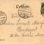 1902 München, Munich; Kaiser Ludwigsplatz mit Theresien-Gymnasium / square, grammar school (tear) - Image 2