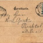 1900 Bruck an der Mur (Steiermark), general view. Verlag v. J. Koch. Druck 'Senefelder' Graz. litho (EB) - Image 2