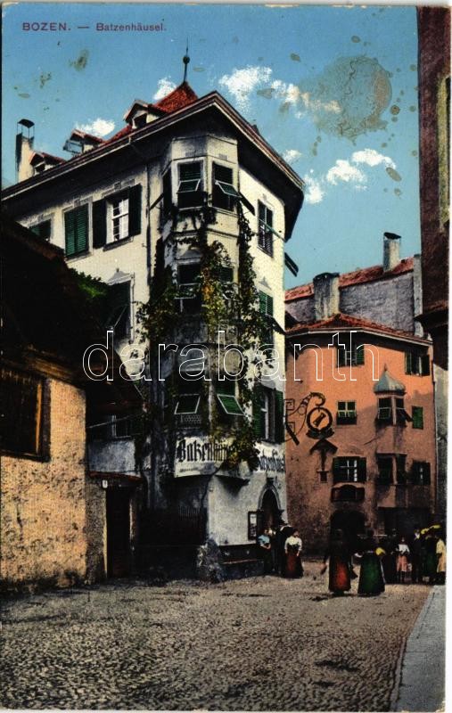 1911 Bolzano, Bozen (Südtirol); Batzenhäusl / inn, restaurant (fl)