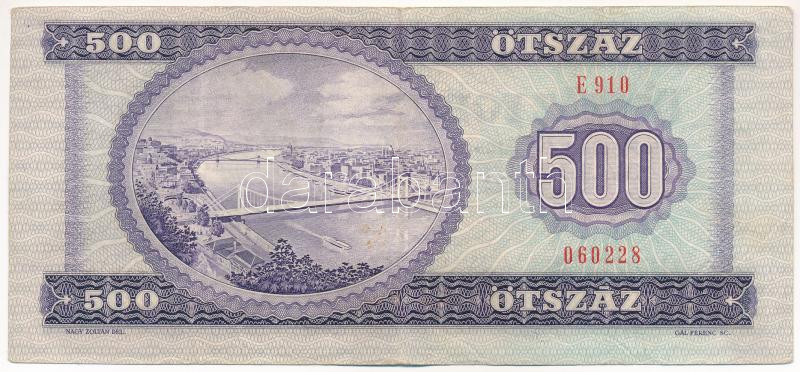 1975. 500Ft T:III szép papír Adamo F41 - Image 2