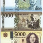 2018. 'Soros pénz' 500Ft + 1000Ft + 2000Ft + 5000Ft + 20.000Ft fantázia bankjegy T:I