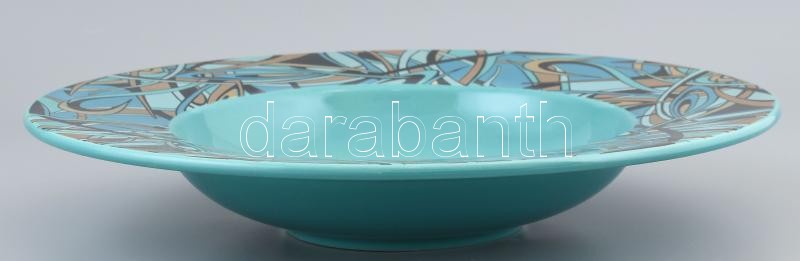 Német design kerámia tál, jelzett, hibátlan, d: 36 cm - Image 4