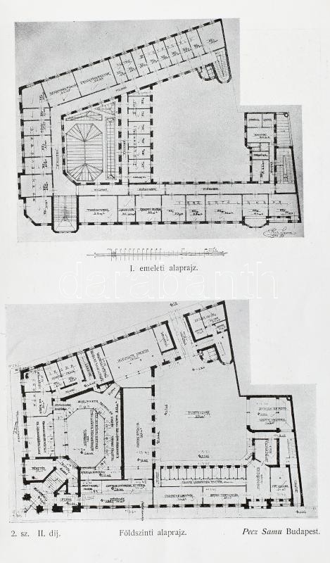 1903-1907 Magyar Pályázatok. Szerk.: Fejér Lajos és Ritter Ignácz építészek. 17 db szám (I. évf. 1., 5-8., 11-12. sz., II. évf. 2-3., 7. sz., III. évf. 2., 4., 8-9. sz., IV. évf. 1-2. sz., V. évf. 1. sz.), közte a folyóirat induló - Image 2