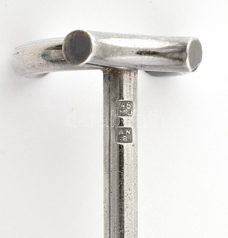 12 db késbak, egyik jelzett, h: 9 cm - Image 2