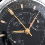 Sekonda stopperes karóra, mechanikus szerkezettel, működik, apró karcokkal, plexi sérült d: 35 mm - Image 3