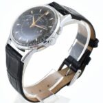 Sekonda stopperes karóra, mechanikus szerkezettel, működik, apró karcokkal, plexi sérült d: 35 mm - Image 4