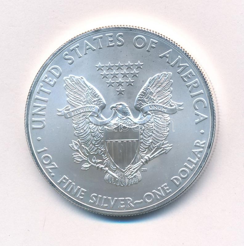 Amerikai Egyesült Államok 2014. 1$ Ag 'Ezüst Sas' tanúsítvánnyal T:1 USA 2014. 1 Dollar Ag 'Silver Eagle' with certificate C:UNC - Image 2