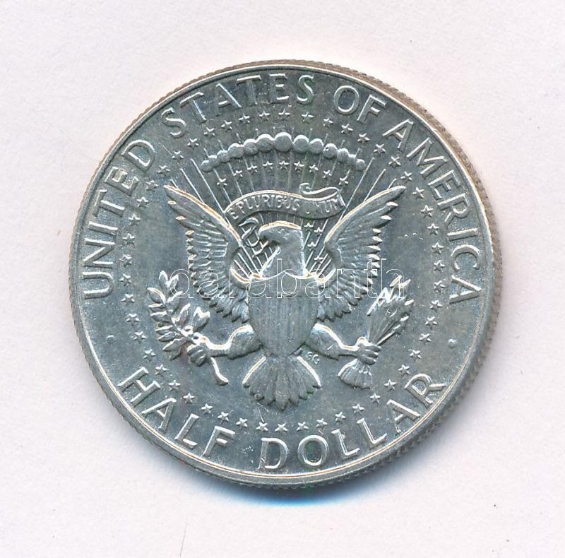 Amerikai Egyesült Államok 1968D 1/2$ Ag 'Kennedy' T:1- USA 1968D 1/2 Dollar Ag 'Kennedy' C:AU Krause KM#202a - Image 2
