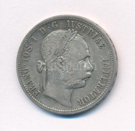 Ausztria 1888. 1Fl Ag 'Ferenc József' T:2-,3 patina Austria 1888. 1 Florin Ag 'Franz Joseph' C:VF,F patina Krause KM#2222