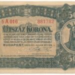 1923. 500K '5A 016 881782' nyomdahely jelölés nélkül T:III Adamo K34