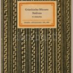 Max Hirmer, Max Dieckhoff: Griechische Münzen Siziliens (Szicília görög érméi). Insel Kiadó, Lipcse, 1952. Újszerű állapotban.