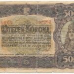 1923. 5000K '5B06 598260', 'Magyar Pénzjegynyomda Rt. Budapest' jelöléssel T:III- szakadások Adamo K39