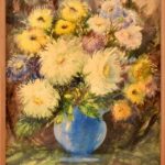Lengyel jelzéssel: Csendélet. Akvarell, papír, 72x57 cm